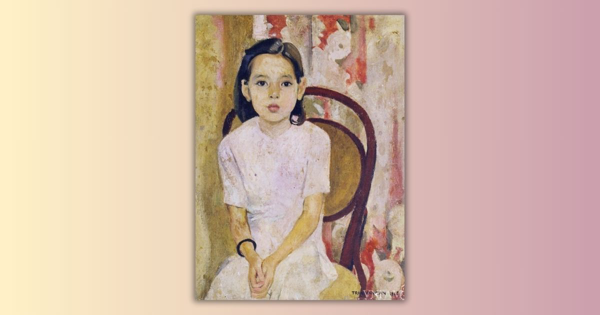 Tranh sơn dầu nổi tiếng Việt Nam - Em Thúy